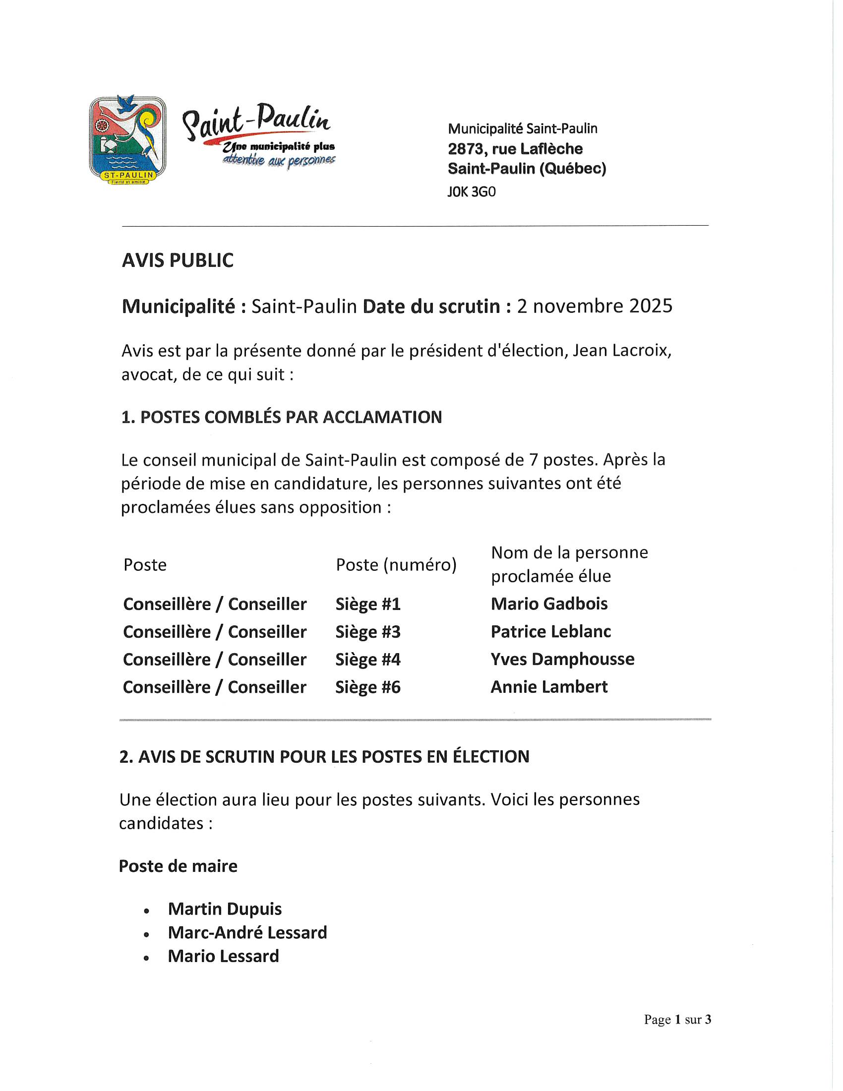 2025 10 14 avis public de scrutin 0001